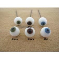 Glass Eyes for Miniatures 3mm