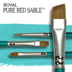 Royal Pure Red Sable Artist Brushes