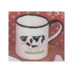 A1017-Country Cow Mug 9cmH