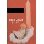 A304-Cloud Candle Holder Only 3Hx13cmL