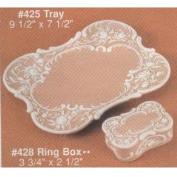 A425-Scroll Plaque or Tray 27 x 19cm