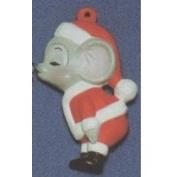 AA257-Kissing Santa Mouse 9cmH