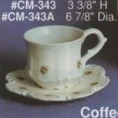 ACM343AB-Bavarian Coffee Cup & Saucer 8Hx18cmD