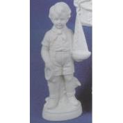 AHC10565 Boy with Boat 17cm