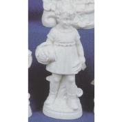 AHC10568 Girl with Vegetable Basket 17cm
