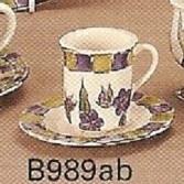 B989ST-Espresso Cup & Saucer