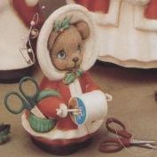 CLM1255- Christmas Bear Sewing Kit 15cmT