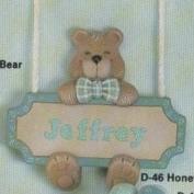 D039-Honey Bear Plaque 21cm