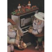 D1034-Musical Christmas Piano Only 21cmH