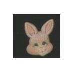 D1070-6 Bunny Button Cover Heads 3cm