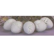 D1082 -3 Lace Applique Eggs 6.5cm