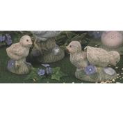 D1097- 3 Country Peep Ducklings 10cmH