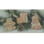 D112-3 Teddy Bear Ornaments 9cmW