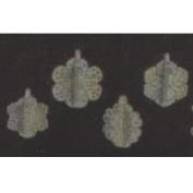 D1126- 2 Medium Snowflake Ornaments 5cm