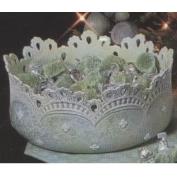 D1150-Lace Applique Bowl 25cmW(No holes)