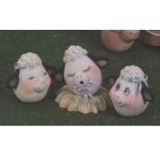 D1180- 3 Lamb Egg Pressions 8cm