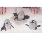 D1235- 3 Penguin Egg Pressions 8cm