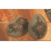 D1274-3 Cabbage Rose Eggs 6.5cm