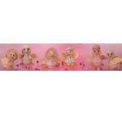 D1294- 3 Calico Wing Girl Ducks 13cm