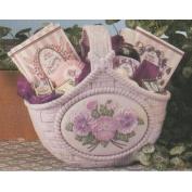 D1302-Spring Insert with Pansies 15cm