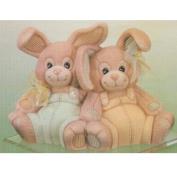 D1394-Large Stuffed Bunnies 21cmH