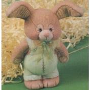 D1405-Small Stuffed Bunny Standing 18cmH
