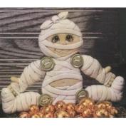 D1421-Button Jointed Mummy 18cm No Buttons