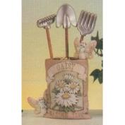 D1506-Daisy Spoon Holder Seed Packet with Butterflies 14cm