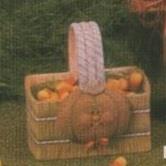 D1561-Straw Bale Basket 13cmL (excludes pumpkin)