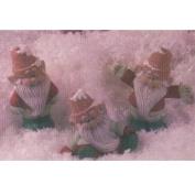 D1587- 3 Small Crackpot Gnomes 15cm
