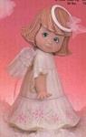 D1695A-Large Sweet Tot Angel Hands Down,  Poisettia Gown & Wings 23cmW