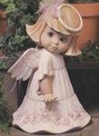D1737A-Large Sweet Tot Angel Hands Down  with Heart Gown