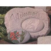 D1756-Seasons Welcome Stone without Insert 31cm (Needs one insert)