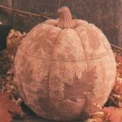 D1787-Autumn Impressions Pumpkin Jar,Lid & Stem 21cm Tall