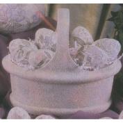 D1844-Oval Stone Garden Basket 23cm Tall