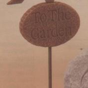 D1869-To the Garden Garden Sign 13cm Wide