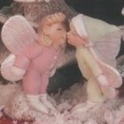 D1922ST-Kissing Boy & Girl Faeries 13cmH