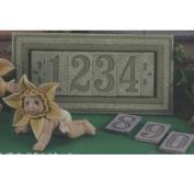 D1940-Stone Address Plaque 38cm excludes numbers (Numbers are available)