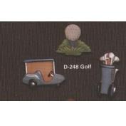 D248-3 Golf  Magnets 7cm