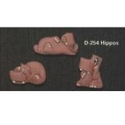 D254-3 Hippo Magnets 7cm