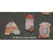 D309 - 3 Country Store Magnets