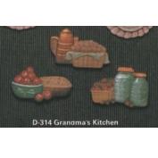 D314 - 3 Grandma's Kitchen Magnets