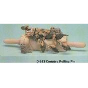 D513-Country Rolling Pin 25cm