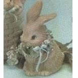 D514-Baby Bunny with Ears Back 13cm