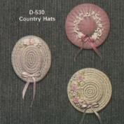 D530 - 3 Country Hat Magnets