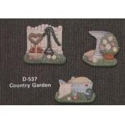 D537 - 3 Country Garden Magnets