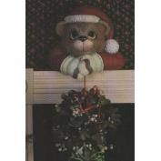 D590-Bear Mistletoe Hanger 21cm