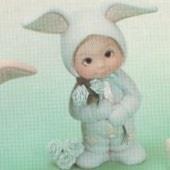 D728-Standing Sweet Tot Bunny 21cm