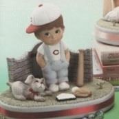 D761-Sweet Tot Boy with Ball & Cap 15cm