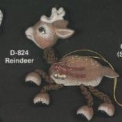 D824-Reindeer Posie 8cm